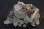 bergkristal   Arsenopyriet kristallen  Chenzhou mijn China     mo