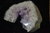 Scheibenstück Platte Amethyst  Bergkristall Brasilien
