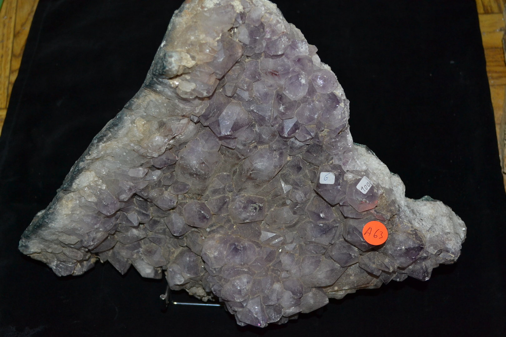Amethyst Geodenbruchstück Platte Natur  Brasilien