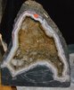 Amethyst gebrannt Citrin Goldtopas Geode Brasilien