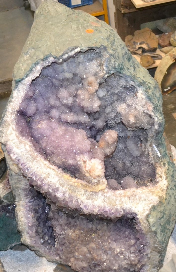 Amethyst Geode Geodenfragment  Natur Brasilien