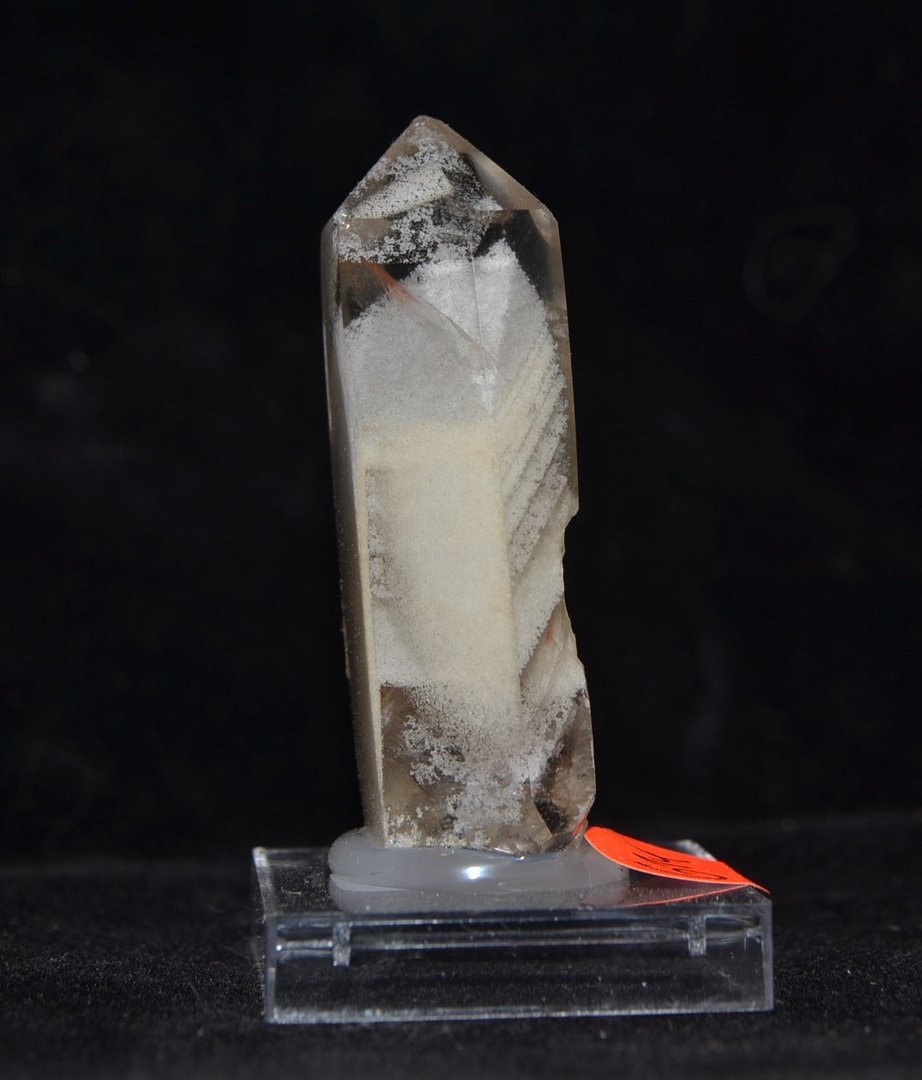 Rock crystal Phantom quartz Brazil  partly clear