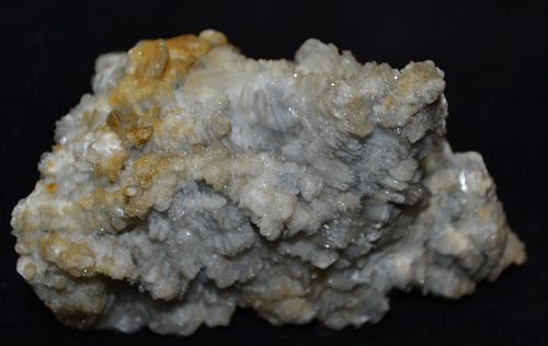 Calcite quartz old marriage. Mining St. Andreasberg