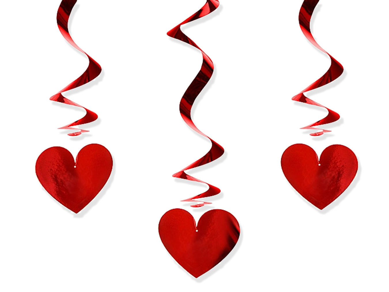 Girlanden Spiralen mit Herzen Girlande Herzgirlande Valentinstag Hochzeit